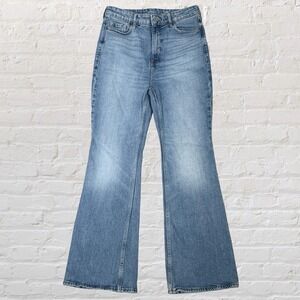 Old Navy Higher High-Rise Flare Jeans Size 6 Secret Smooth 27x30 Hippie Boho Y2K